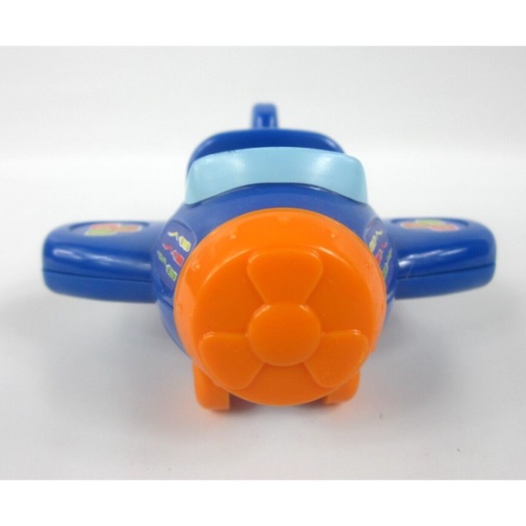 2012 Hasbro Sesame Street 5 Inch 123 Blue Toy Plane Airplane Replacement Piece - Picture 2 of 4